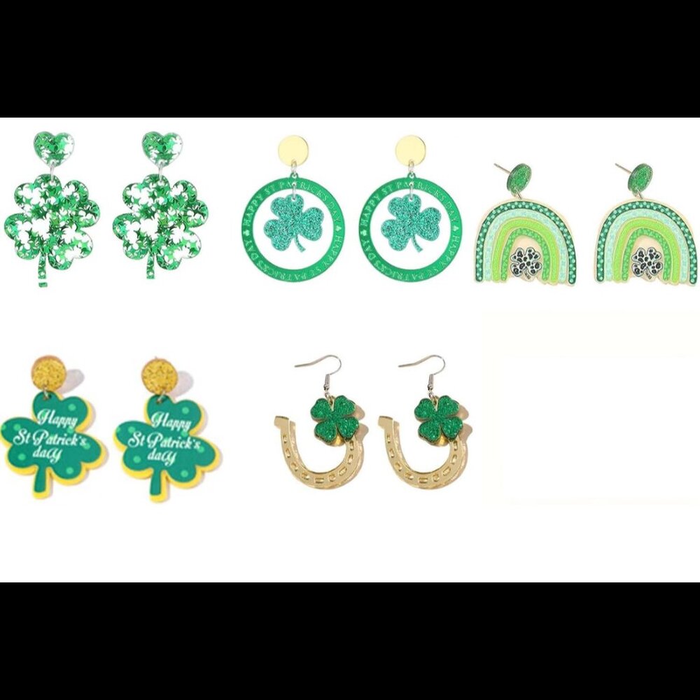St. Patrick's Day Earrings Set
